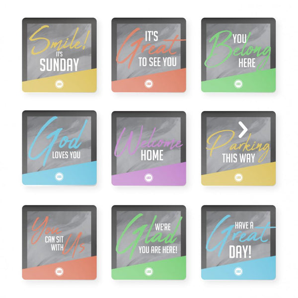 Paint Stroke - Greeting Signs