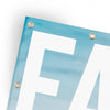 Easter Blue Cross - Horizontal Banner