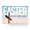 Easter Blue Cross - Standard Invitation Card