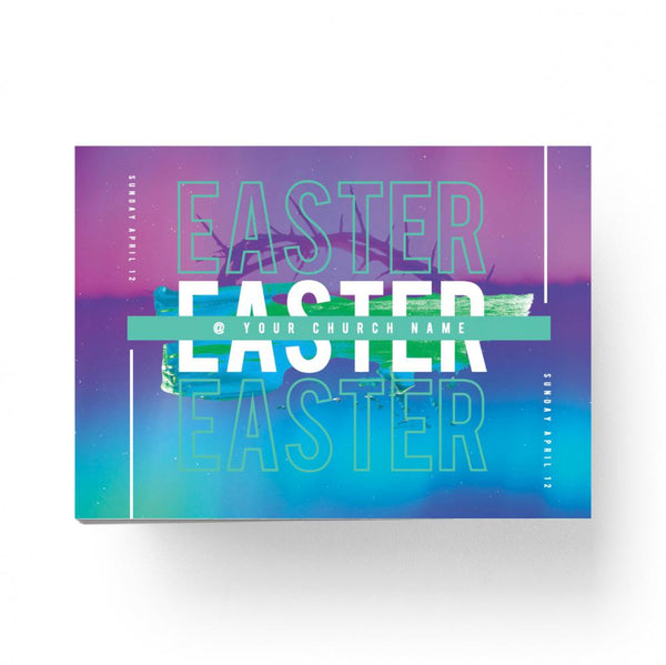 Easter Purple Gradient - Small EDDM Mailer