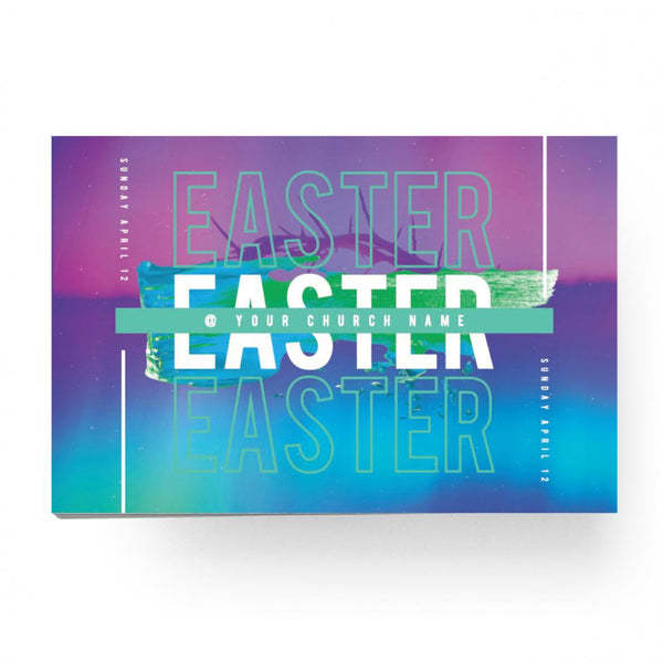 Easter Purple Gradient - Standard Invitation Card