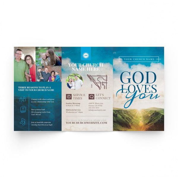 God Loves You - Trifold Tract