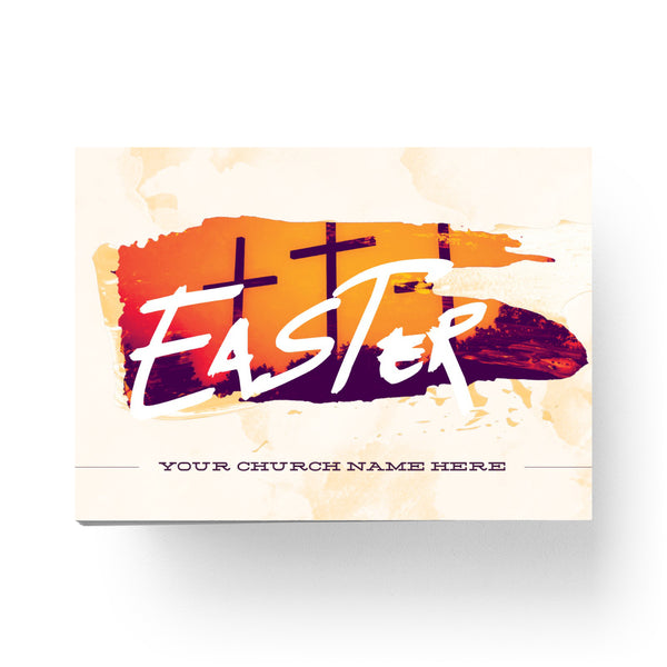 Easter Orange Crosses - Small EDDM Mailer