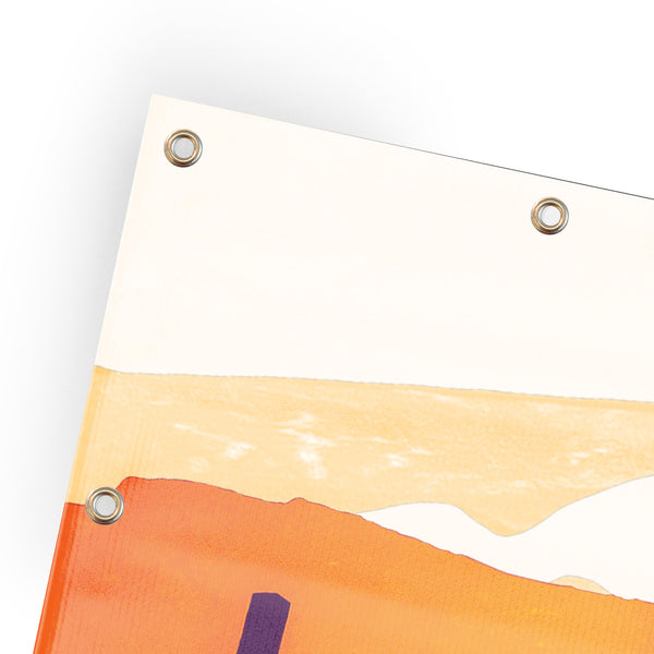 Easter Orange Crosses - Vertical Banner