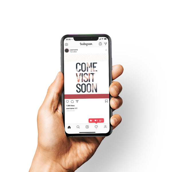 Come Visit Soon - Social Media Graphic
