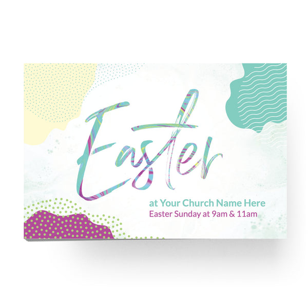 Easter Pastel Shapes - Standard Invitation Card
