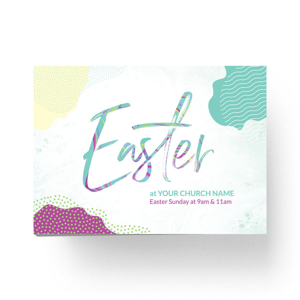 Easter Pastel Shapes - Small EDDM Mailer
