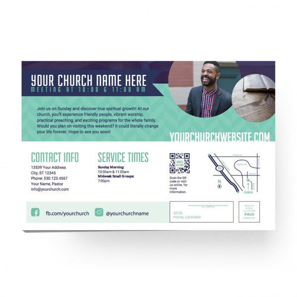 I Love My Church - Standard Invitation Card