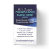 Grand Opening Blue Grunge - Mini Invitation Card