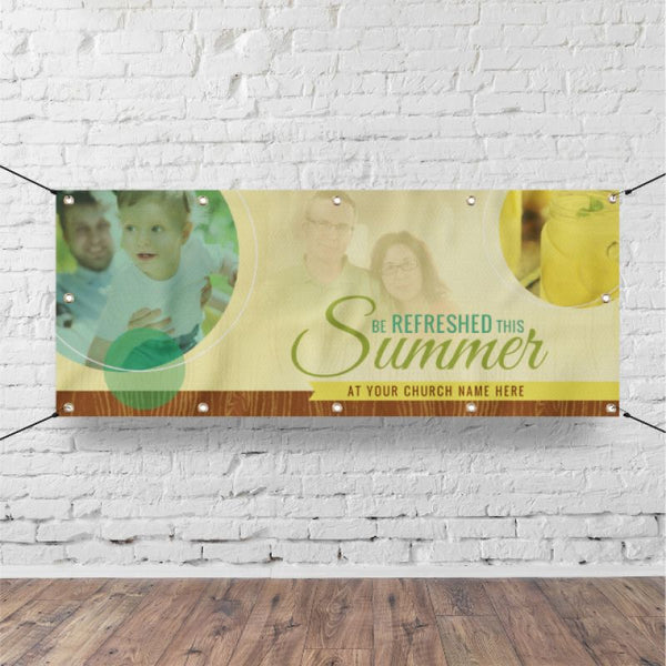 Be Refreshed This Summer - Horizontal Banner