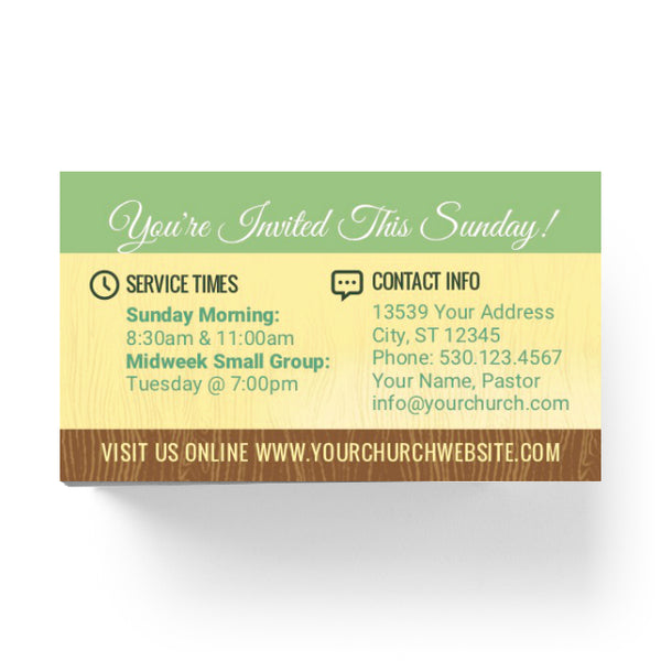 Be Refreshed This Summer - Mini Invitation Card