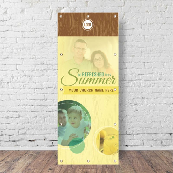Be Refreshed This Summer - Vertical Banner