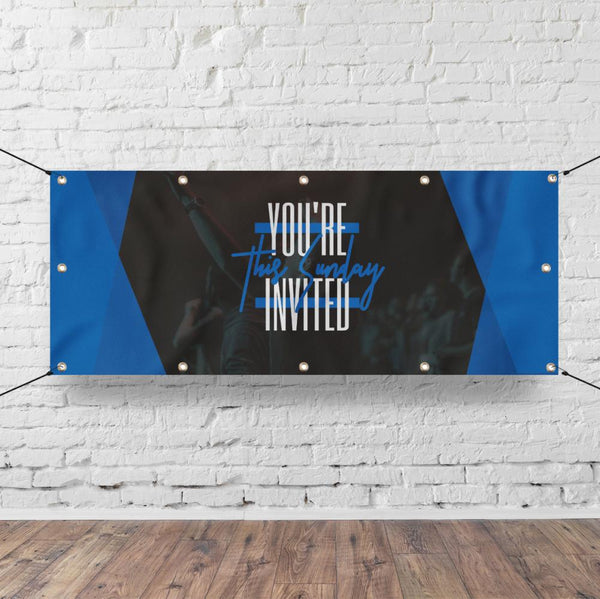 You're Invited Colorful - Horizontal Banner