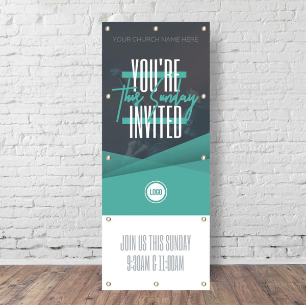 You're Invited Colorful - Vertical Banner