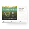 You're Invited Green Field - Standard Invitation Card