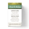 You're Invited Green Field - Mini Invitation Card