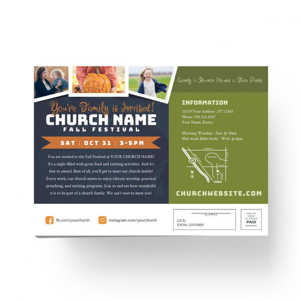Fall Festival - Small EDDM Mailer
