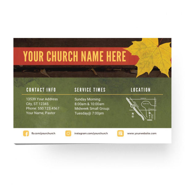 Step Into Church - Standard Invitation Card