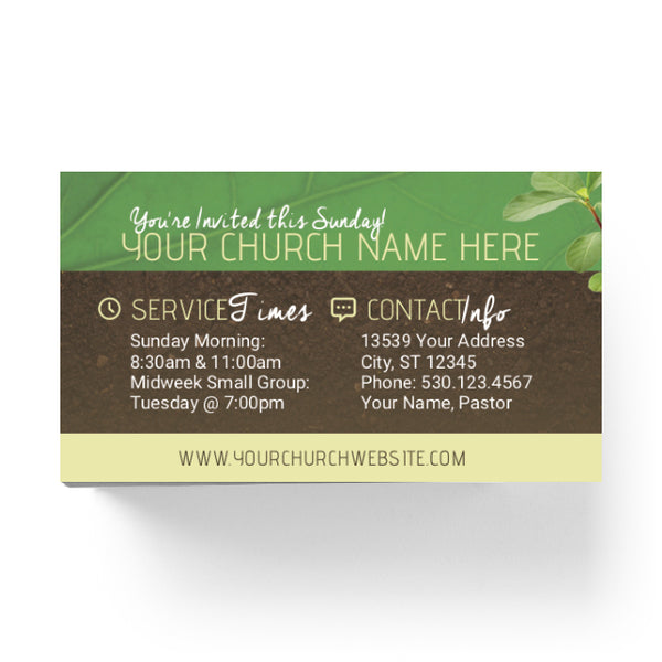 Experience a Fresh Start - Mini Invitation Card