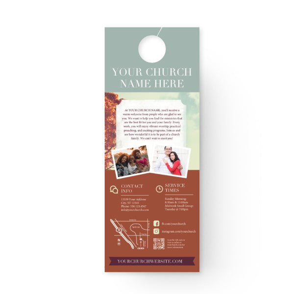 You're Invited Fall - Door Hanger
