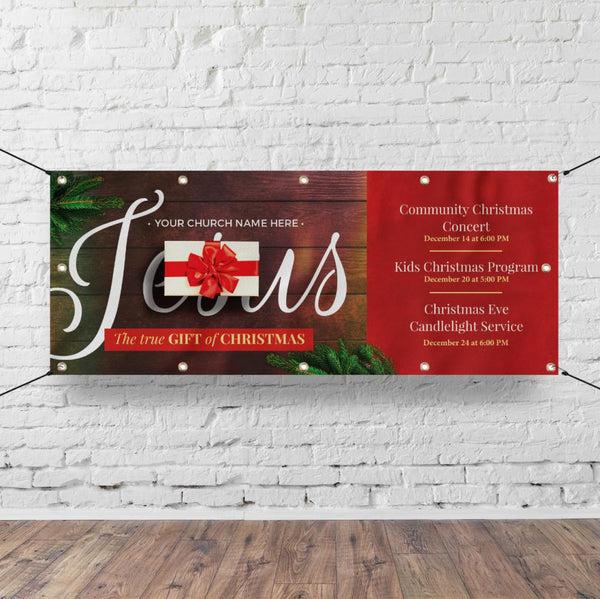 Jesus the True Gift - Horizontal Banner