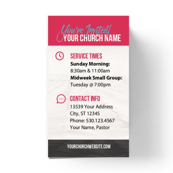 Christmas Colorful - Mini Invitation Card