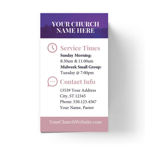 The Light of the World - Mini Invitation Card