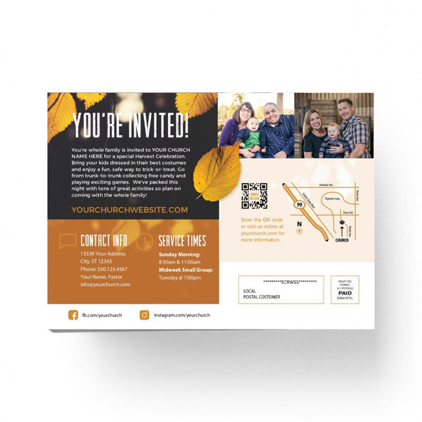 Fall You're Invited - Small EDDM Mailer