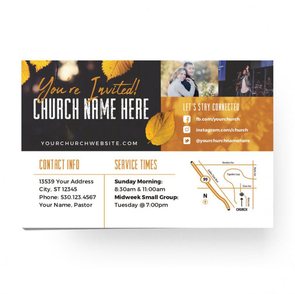 Fall You're Invited - Standard Invitation Card
