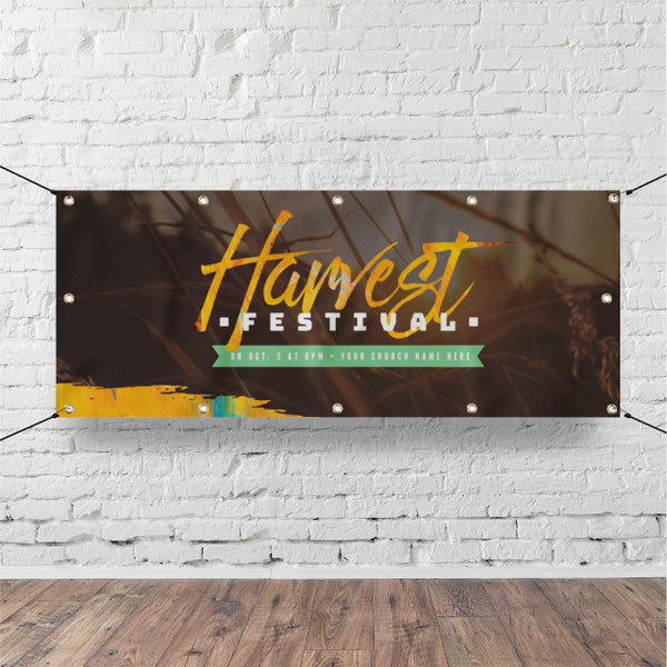Harvest Festival - Horizontal Banner