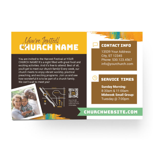 Harvest Festival - Standard Invitation Card