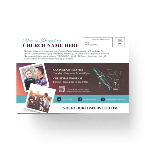 You're Invited to Christmas - Small EDDM Mailer