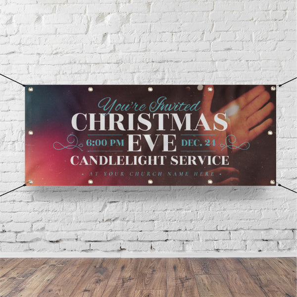 You're Invited to Christmas - Horizontal Banner