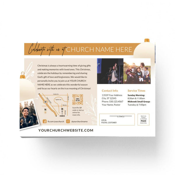 Christmas at Church - Small EDDM Mailer