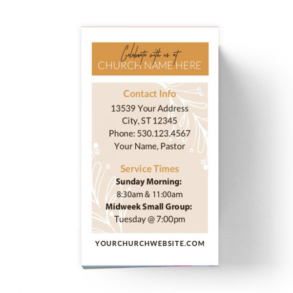 Christmas at Church - Mini Invitation Card