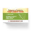 Trunk or Treat Orange - Mini Invitation Card