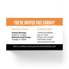 You're Invited Modern Orange - Mini Invitation Card
