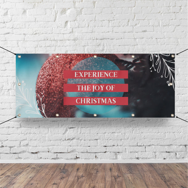 Experience the Joy - Horizontal Banner