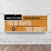 You're Invited Modern Orange - Horizontal Banner