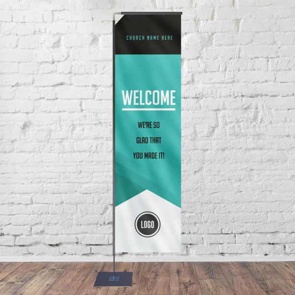 Gradient Banner - Rectangle Flag