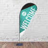 Gradient Banner - Teardrop Flag