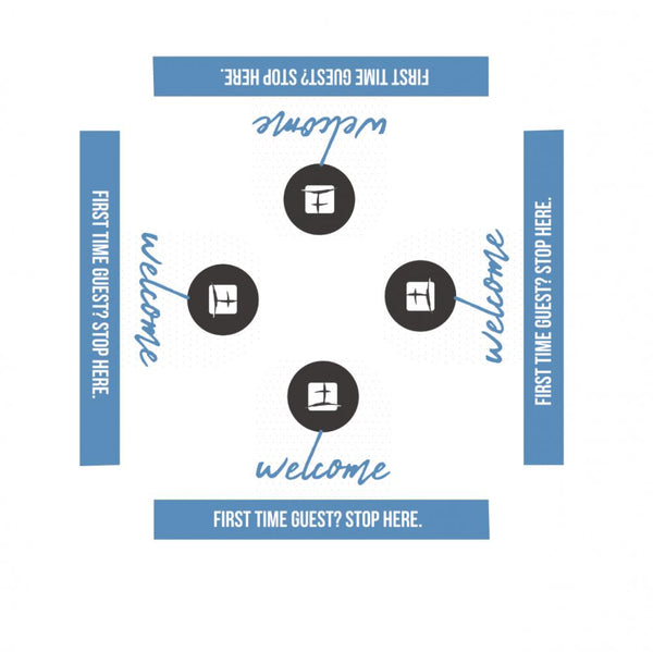Modern Banner - Welcome Tent
