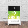Gradient and Paint Clean - Sidewalk Sign