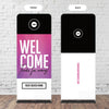 Gradient and Paint Clean - Fabric Sleeve Banner