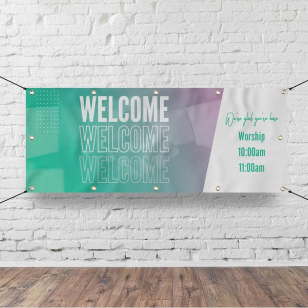 Angled Gradients - Horizontal Banner