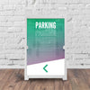 Angled Gradients - Sidewalk Sign