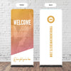 Angled Gradients - Fabric Sleeve Banner