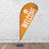 Wood Texture - Teardrop Flag