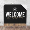 Dark Black Wood - Large Fabric Sleeve Display