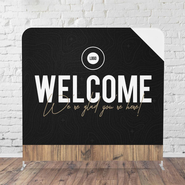 Dark Black Wood - Large Fabric Sleeve Display